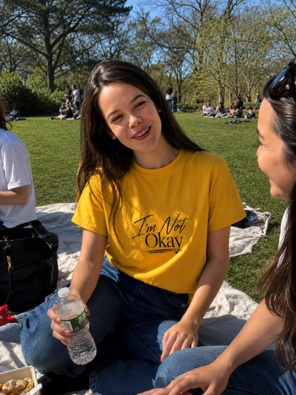I'm Not Okay Tee (Black)