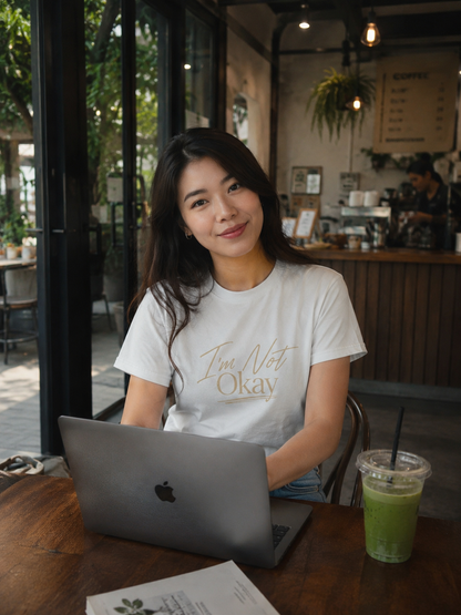 I'm Not Okay Tee (Gold)