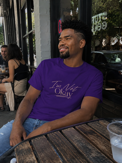 I'm Not Okay Tee (Gold)