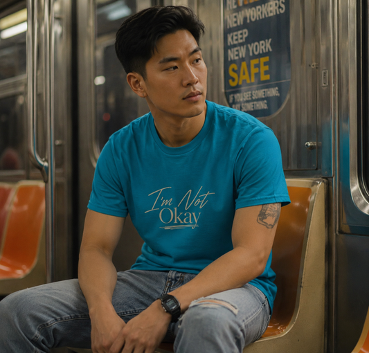 I'm Not Okay Tee (Gold)