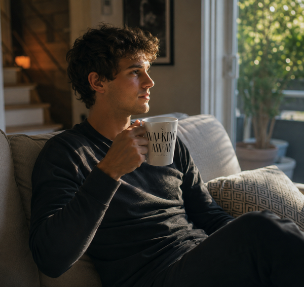 Walking Away – Peace Over Pain Mug