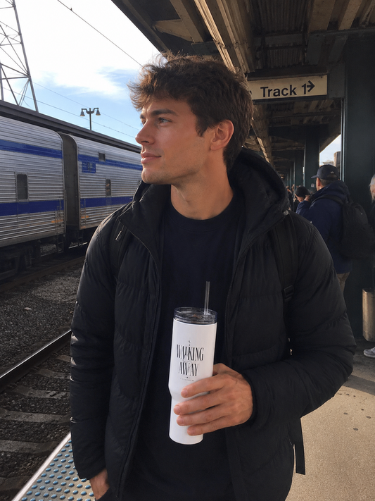 Walking Away Travel Mug