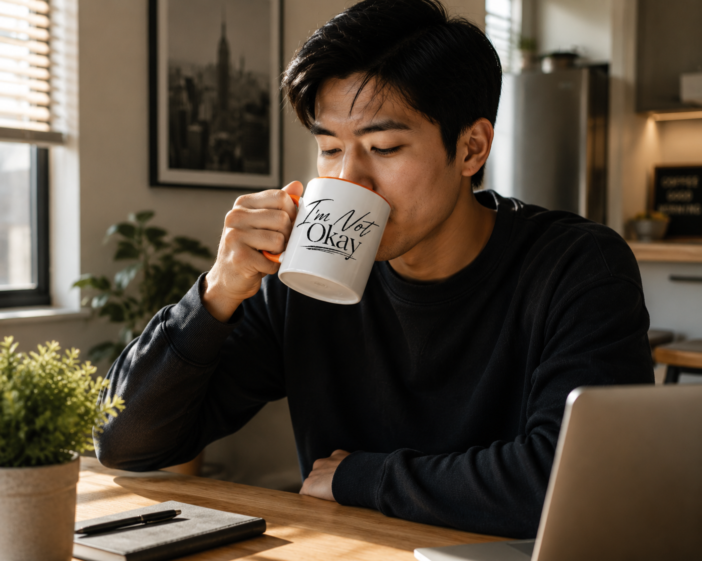I’m Not Okay – Comfort Mug (Black)