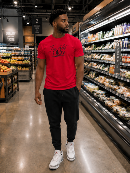 I'm Not Okay Tee (Black)